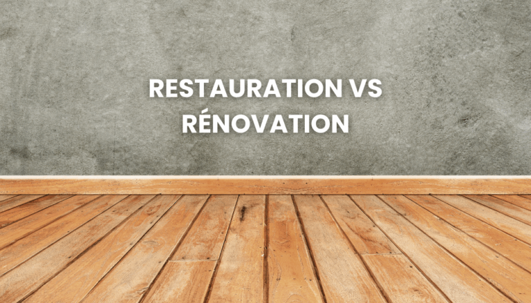 Restauration vs Rénovation d'un parquet ancien