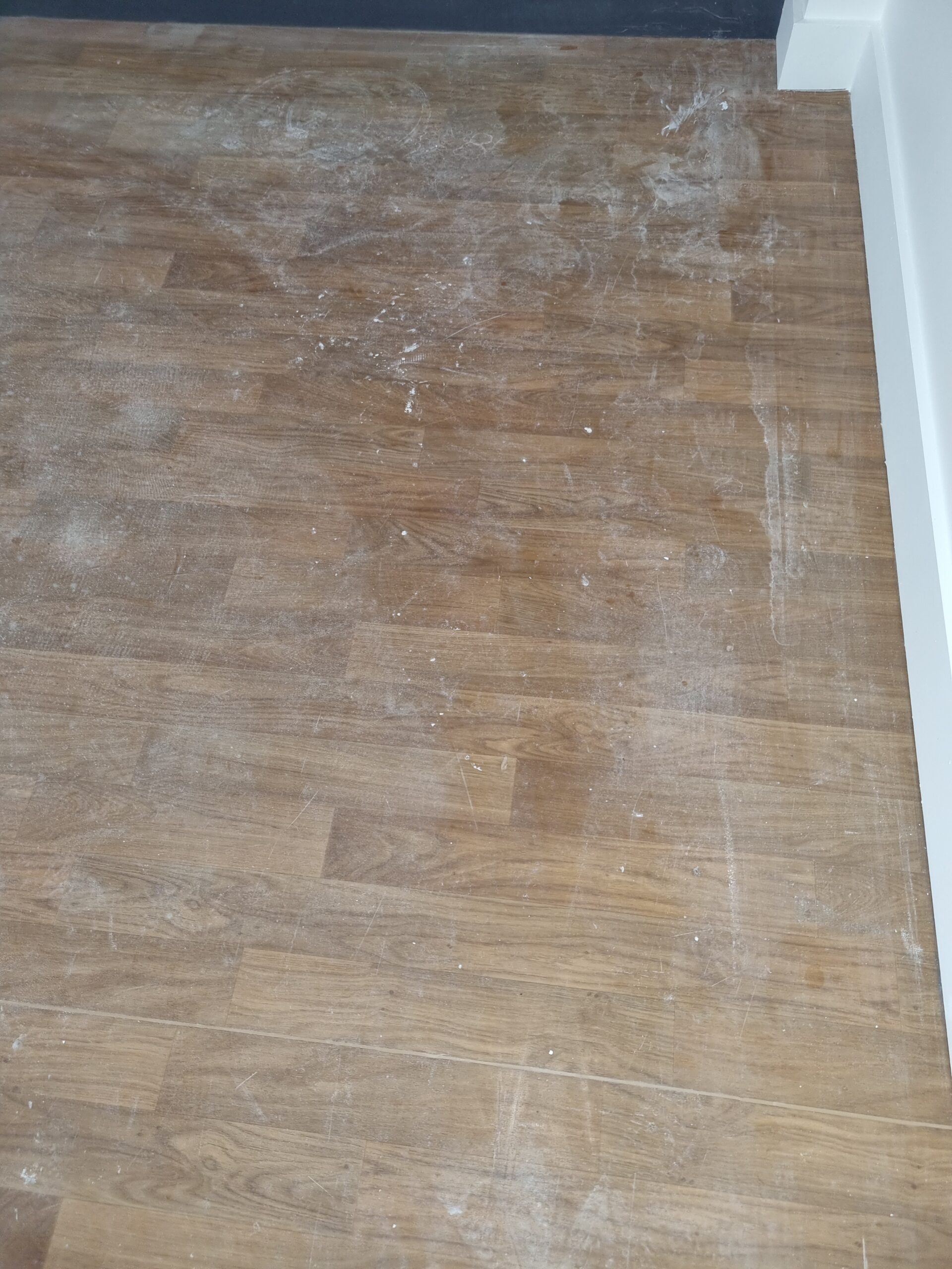 Vinyle avant décapage après chantier