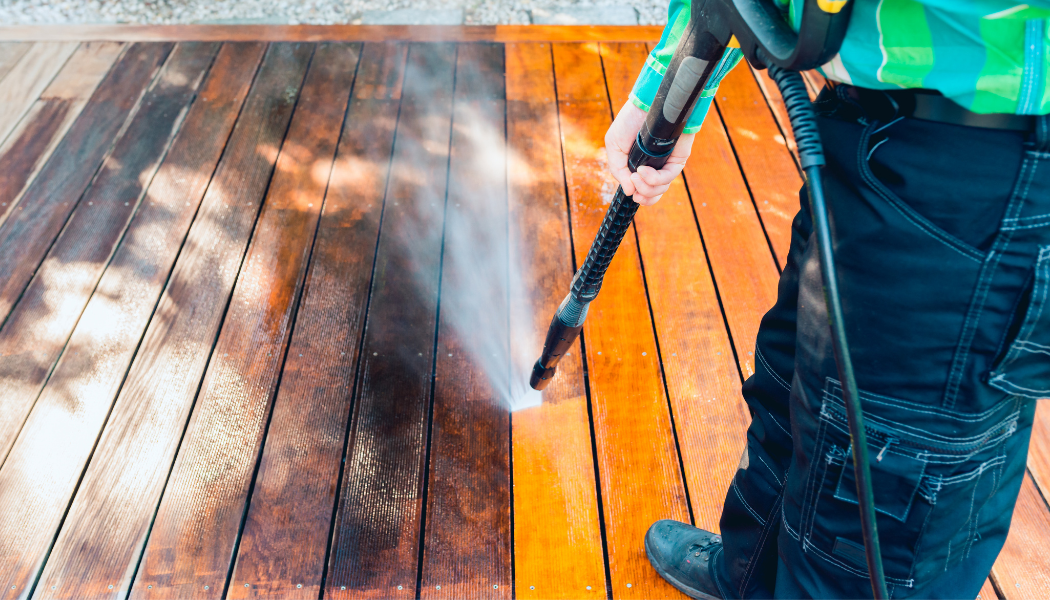 nettoyage terrasse en bois
